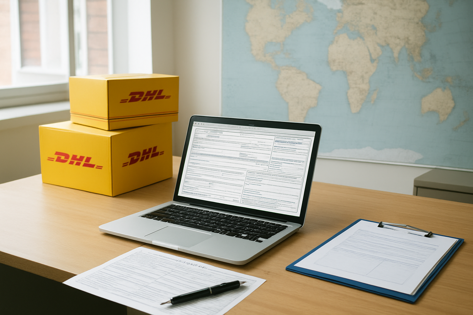 Enviar encomenda para os EUA via DHL: regras 2025–2027