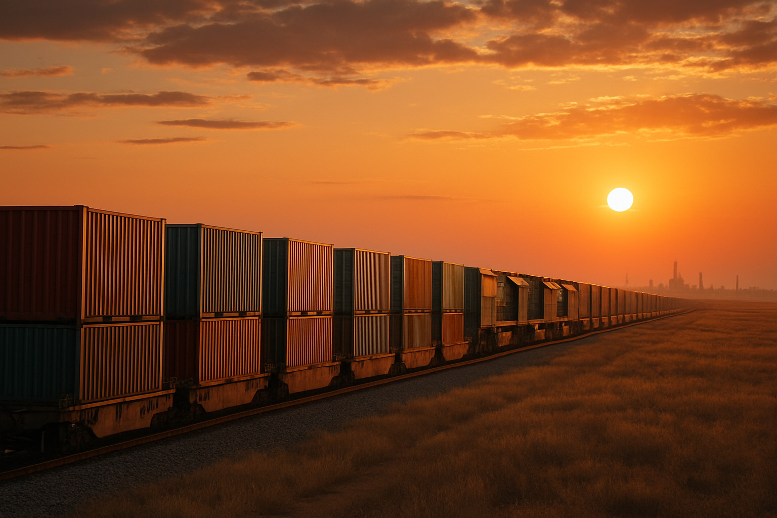 Corredor ferroviário China–Europa ganha força no comércio